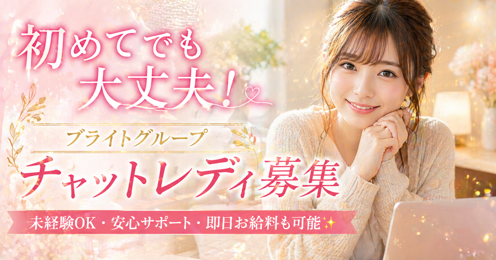 💡 初めてでも大丈夫！ブライトグループのチャットレディ募集要項をやさしく解説✨　PR