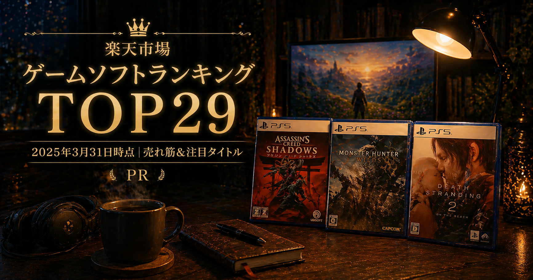 PR 🎮2025/03/31  楽天市場 ゲームソフト ランキング TOP29
