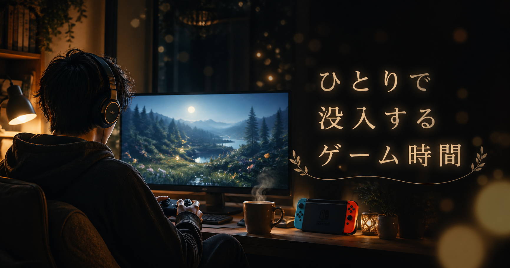 ひとりで没入するゲーム時間｜おすすめゲームと静かなひとり時間｜hiroの静かな日々