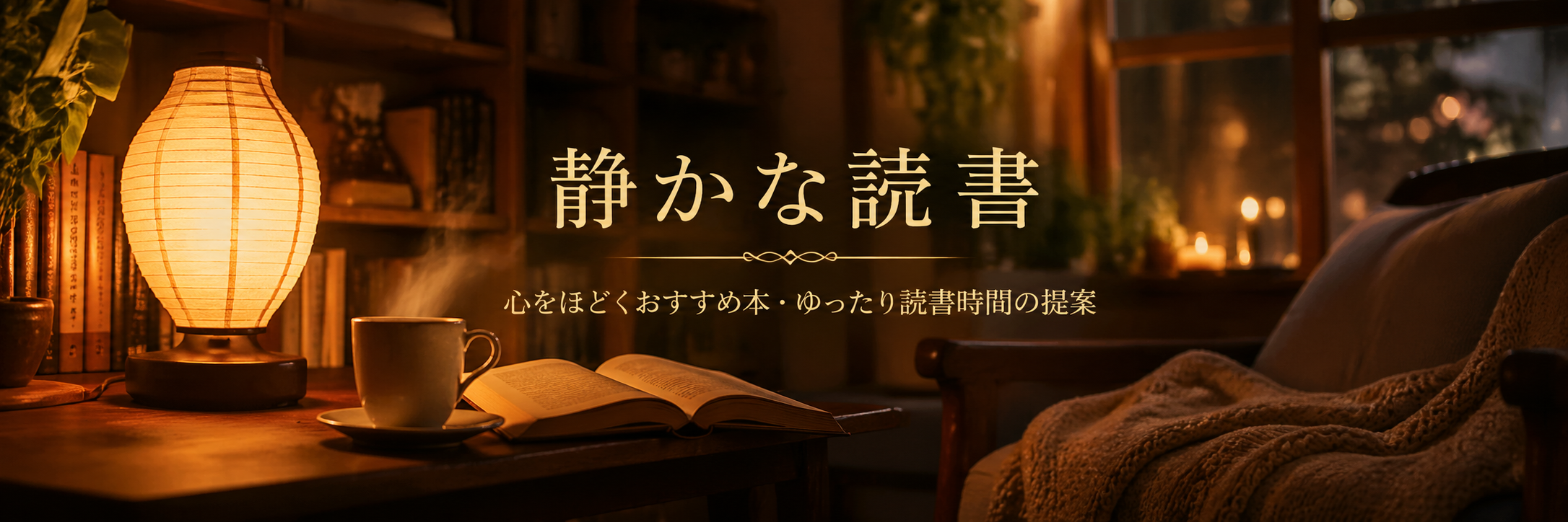 静かな読書｜心をほどくおすすめ本・ゆったり読書時間の提案