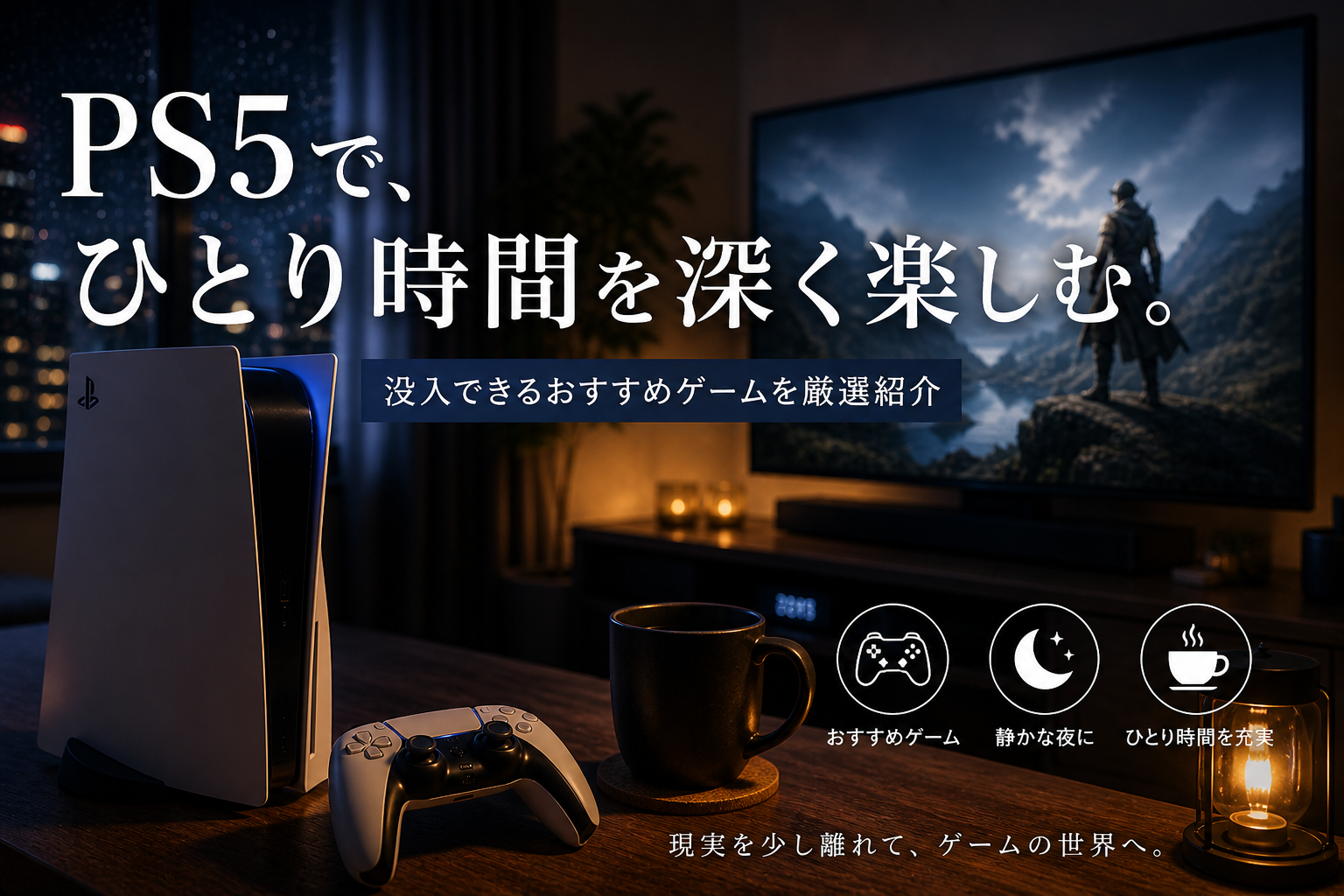 PS5ゲームおすすめ｜ひとりで没入できる静かなゲーム時間