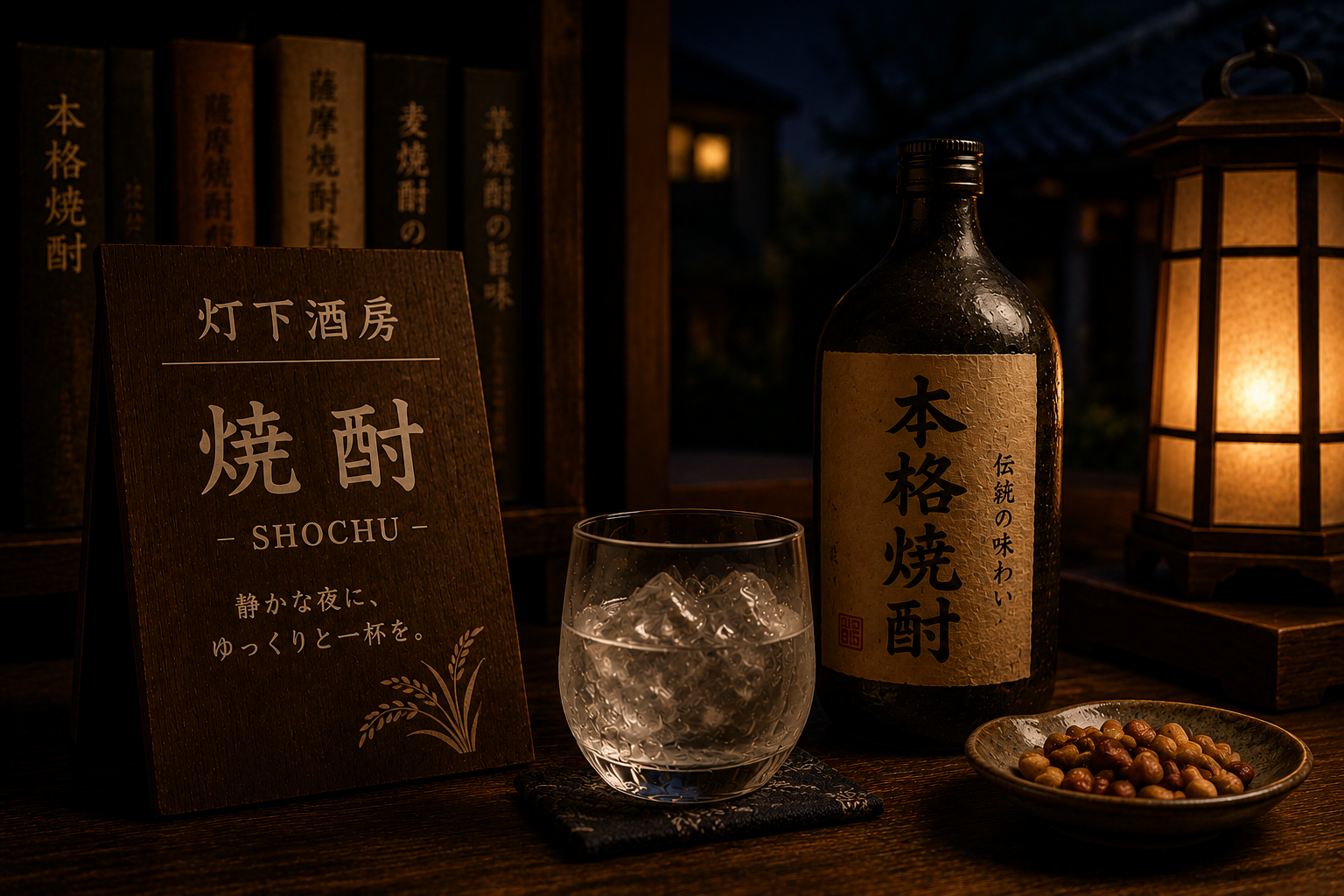焼酎｜静かな夜の家飲み時間｜灯下酒房