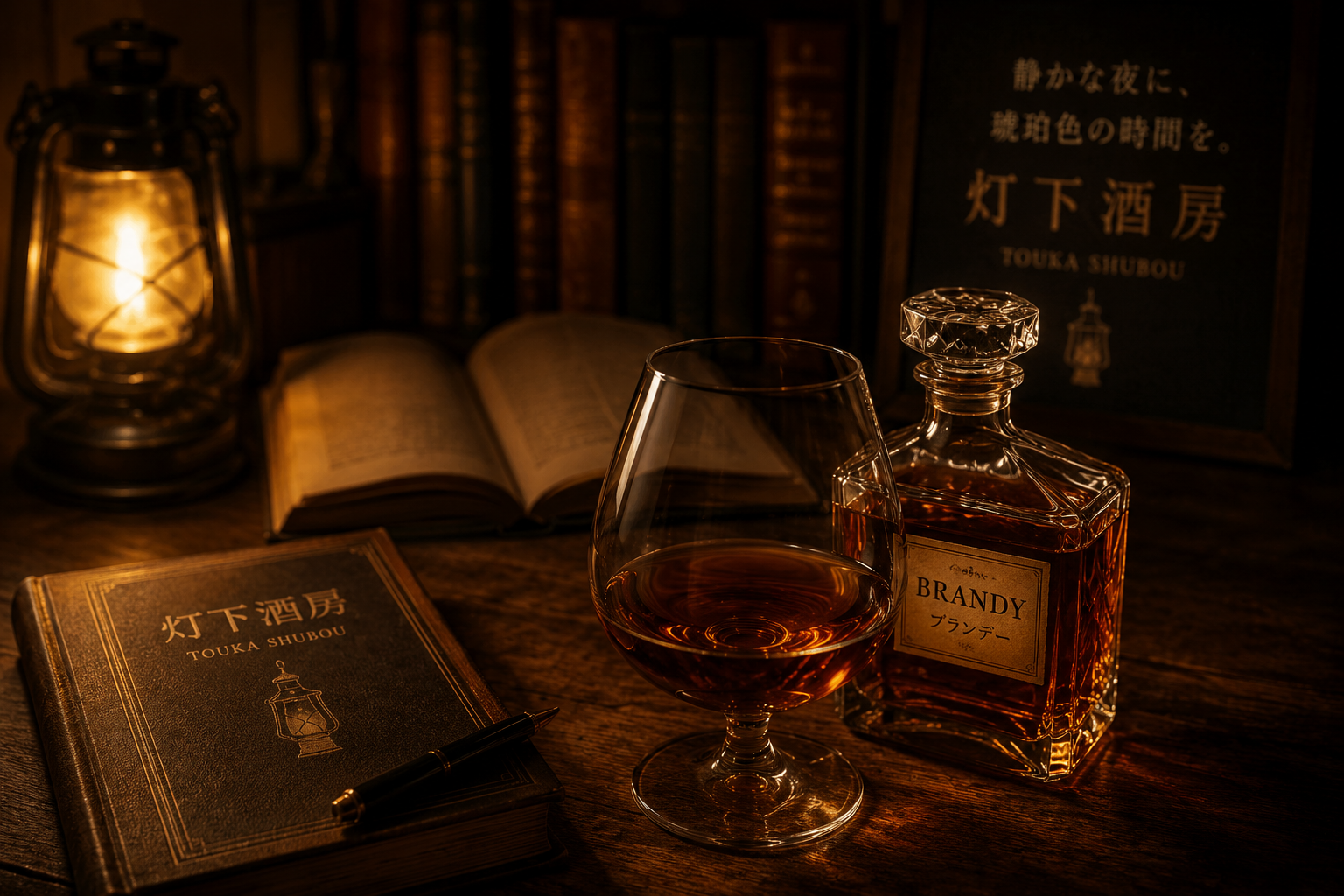 ブランデー｜灯下酒房 - 静かな夜に楽しむ琥珀色の一杯