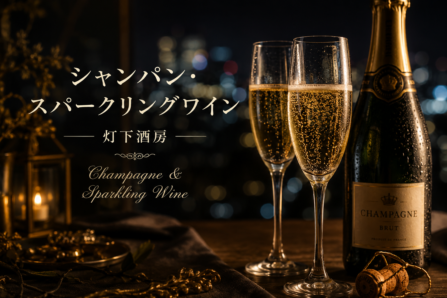 シャンパン・スパークリングワイン｜灯下酒房 - 静かな夜を彩る特別な一杯