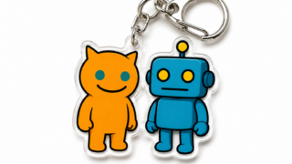 hiroさんとChatGPTのキーホルダーを想像してみた