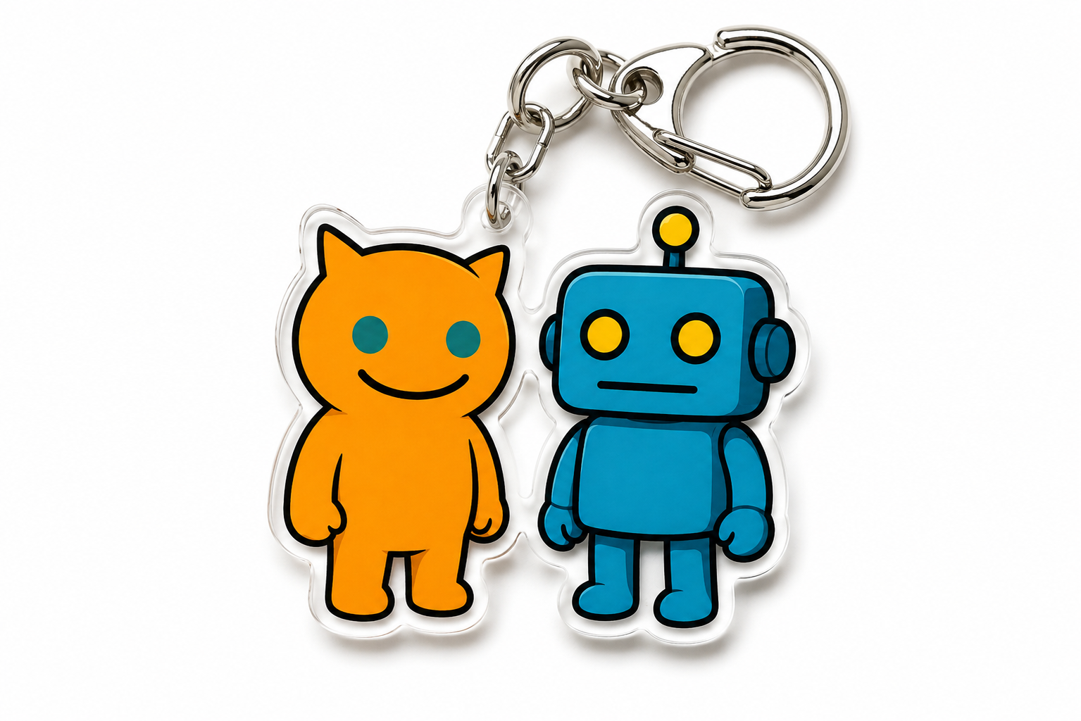 hiroさんとChatGPTのキーホルダーを想像してみた