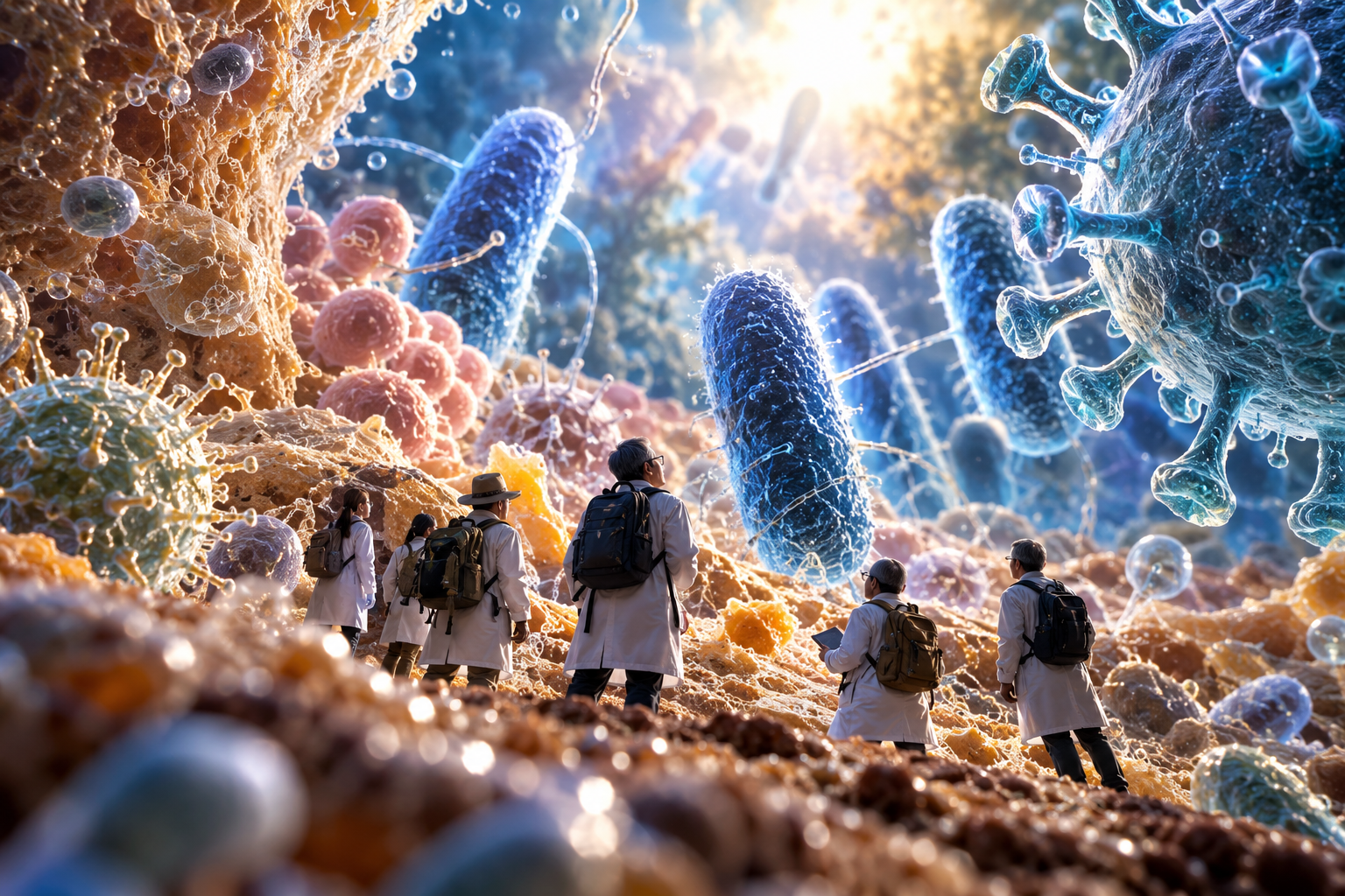 人間が世界の主人公とは限らない。微生物になった博士たちが見た世界